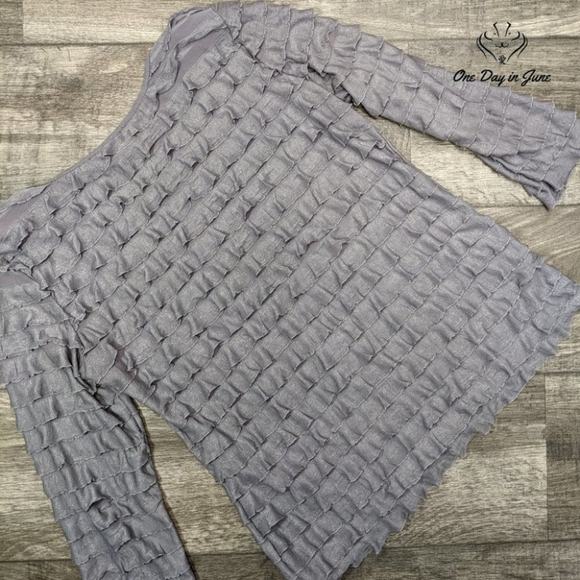 Notations Women's Layered Long Sleeve Top Size M - Picture 5 of 5